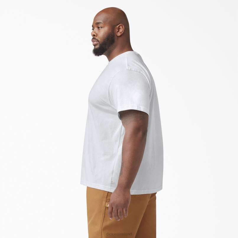 Dickies Men Short Sleeve T-Shirt White (WH) N80J634 Apparel