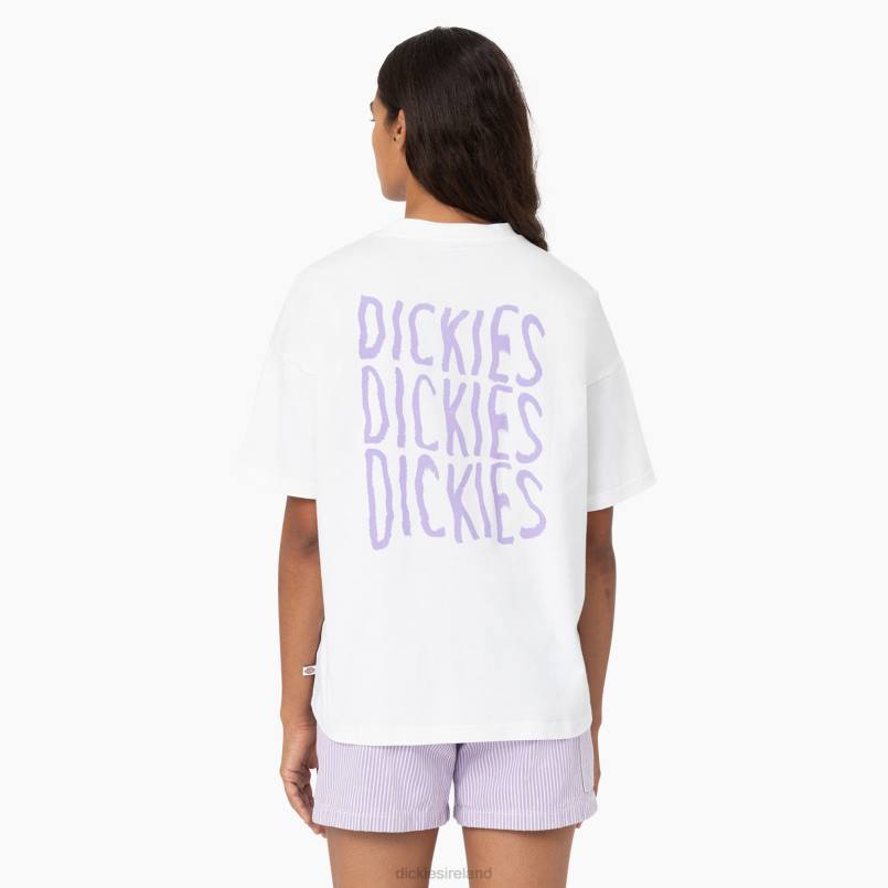 Dickies Women Creswell Graphic T-Shirt White (WH) N80J2153 Apparel