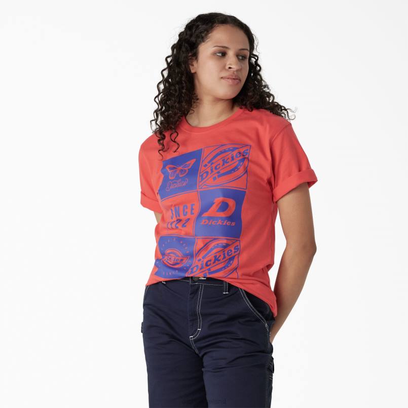 Dickies Women Graphic Band T-Shirt Bittersweet (BW2) N80J2210 Apparel