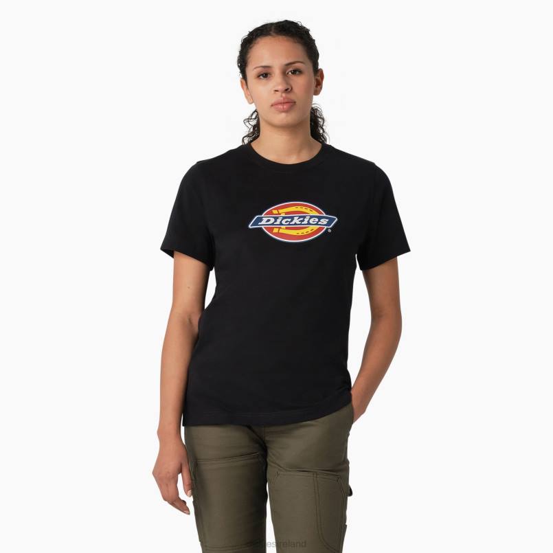 Dickies Women Heavyweight Logo T-Shirt Black (KBK) N80J2108 Apparel