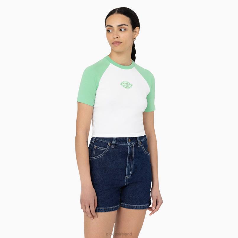 Dickies Women Sodaville T-Shirt Apple Mint (AR2) N80J2056 Apparel