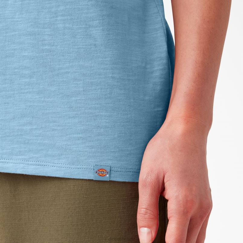 Dickies Women Tank Top Dusty Blue (DL) N80J2025 Apparel