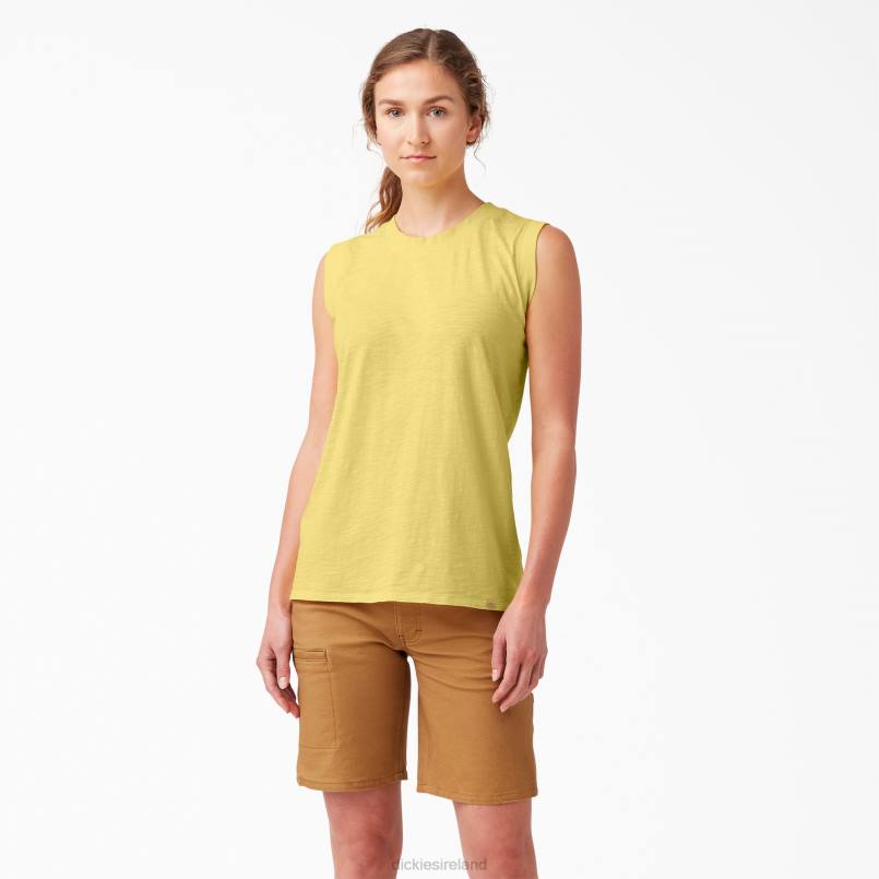 Dickies Women Tank Top Lemon Zest (LZ1) N80J2030 Apparel