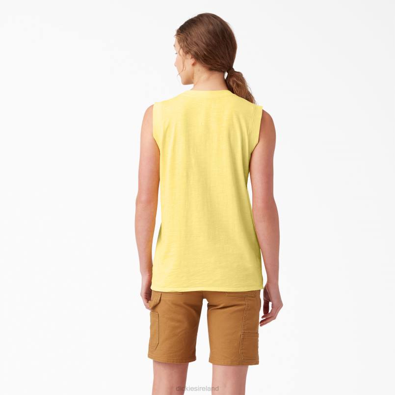 Dickies Women Tank Top Lemon Zest (LZ1) N80J2030 Apparel