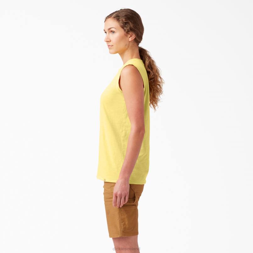Dickies Women Tank Top Lemon Zest (LZ1) N80J2030 Apparel