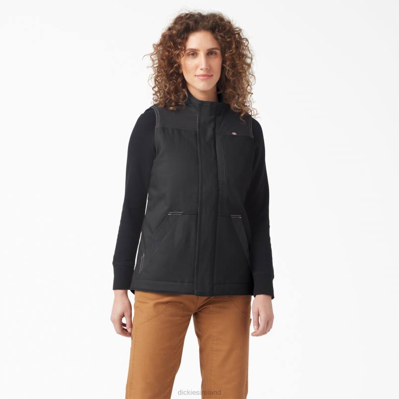 Dickies Women DuraTech Renegade Vest Black (BKX) N80J2338 Apparel