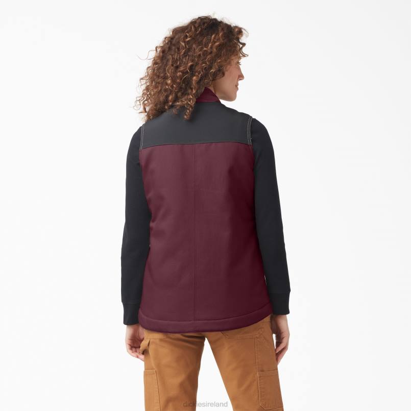 Dickies Women DuraTech Renegade Vest Burgundy (BY) N80J2339 Apparel