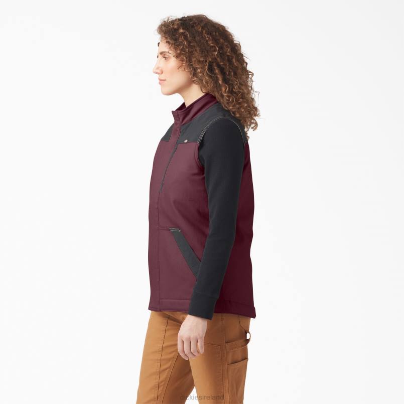 Dickies Women DuraTech Renegade Vest Burgundy (BY) N80J2339 Apparel