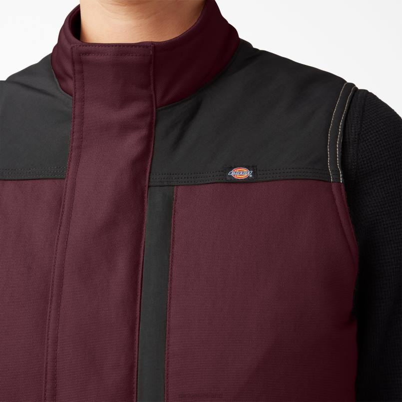 Dickies Women DuraTech Renegade Vest Burgundy (BY) N80J2339 Apparel