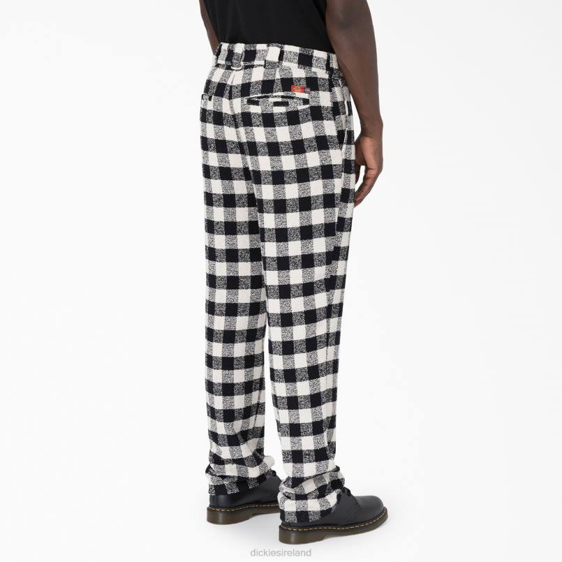 Dickies Men Opening Ceremony Tweed 874 Work Pants Black White Plaid (AWP) N80J304 Work Apparel