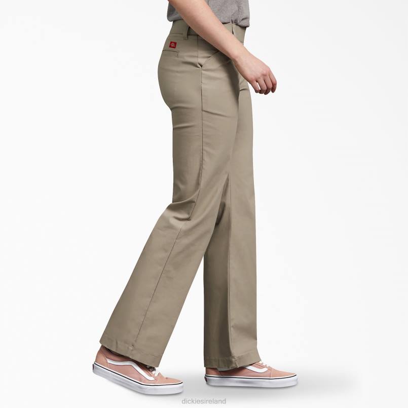 Dickies Women Relaxed Fit Pants Desert Sand (DS) N80J1747 Work Apparel
