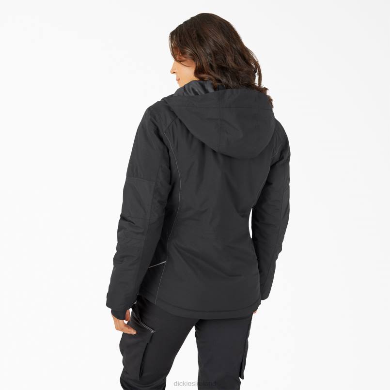 Dickies Women Performance Workwear Waterproof Insulated Jacket Black (BK) N80J2375 Work Apparel