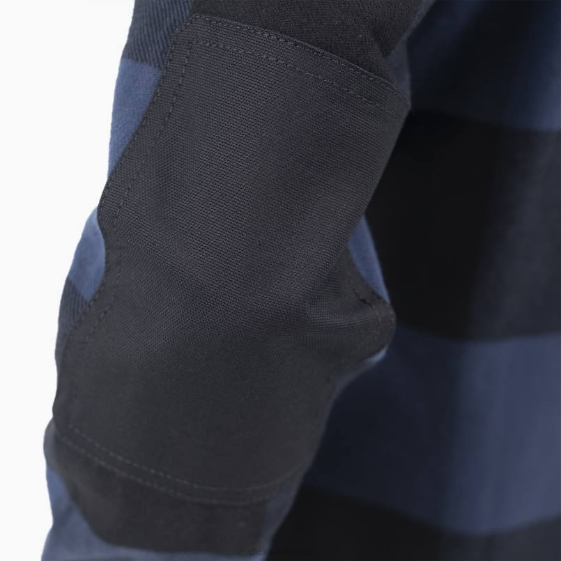 Dickies Women DuraTech Renegade Flannel Shirt Ink Navy Buffalo Plaid (A1C) N80J1998 Work Apparel