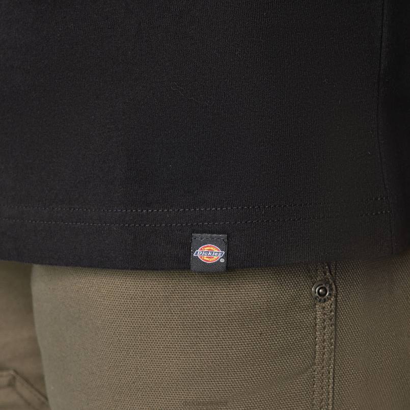 Dickies Women Heavyweight Workwear Graphic T-Shirt Black (KBK) N80J2117 Work Apparel